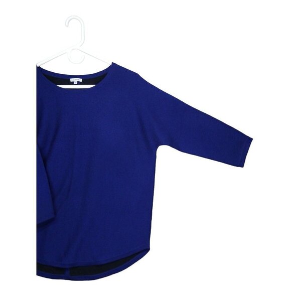 Jigsaw Pullover Sweater Jumper Size‎ M Wool Blend Round Hem Blue - Picture 7 of 10
